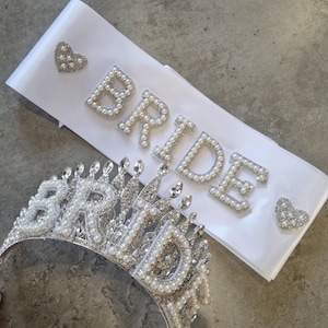 Bride tiara, hen party crown, bride to be crown, bride gift, bride headband, bride crown, bachelorette crown, bachelorette headband