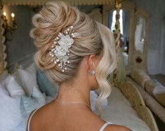 Bridal Rhinestone Hair Comb: Sparkly Wedding Hair  display picture 2
