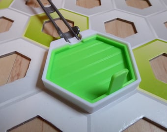 Bloque final compatible con Gravitrax (1 entrada) para hasta 12 bolas; impreso en 3D