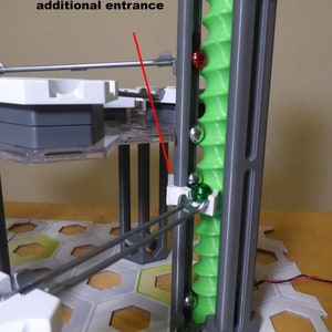 Gravitrax compatible electric lift up to 22 cm high 3D printing weiterer Eingang