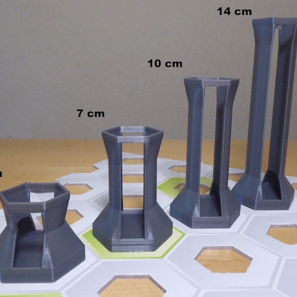 Gravitrax compatible columns with passage, Höhenstein; 3D printing