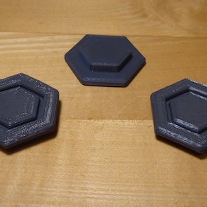 Gravitrax ベースプレートを積み重ねるためのアダプター 3 個。 3Dプリント