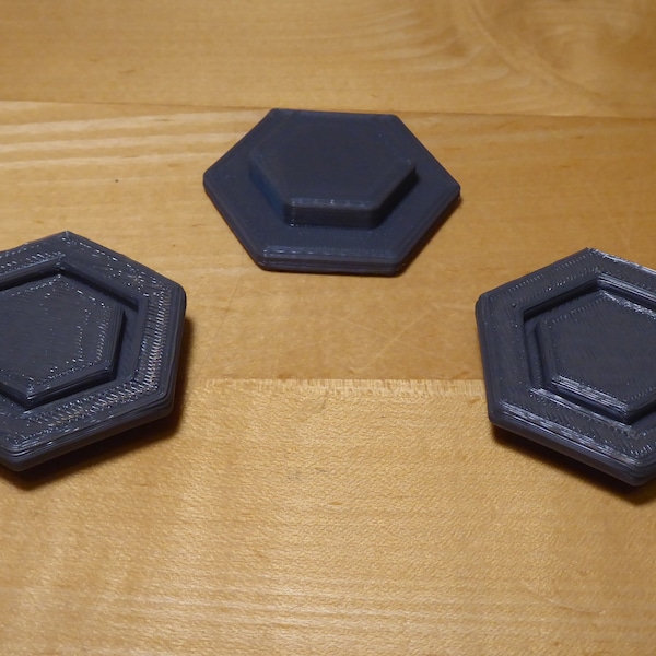 3 adapters for stacking Gravitrax base plates; 3D printing