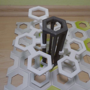 Gravitrax compatible balconies for my towers; 3D printing