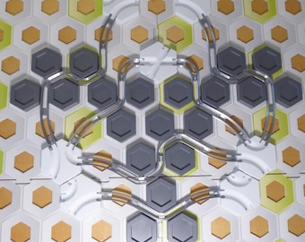 Rieles serpentinos compatibles con Gravitrax; impresión 3D