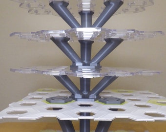 Gravitrax compatible triple columns (height stones); 3D printing