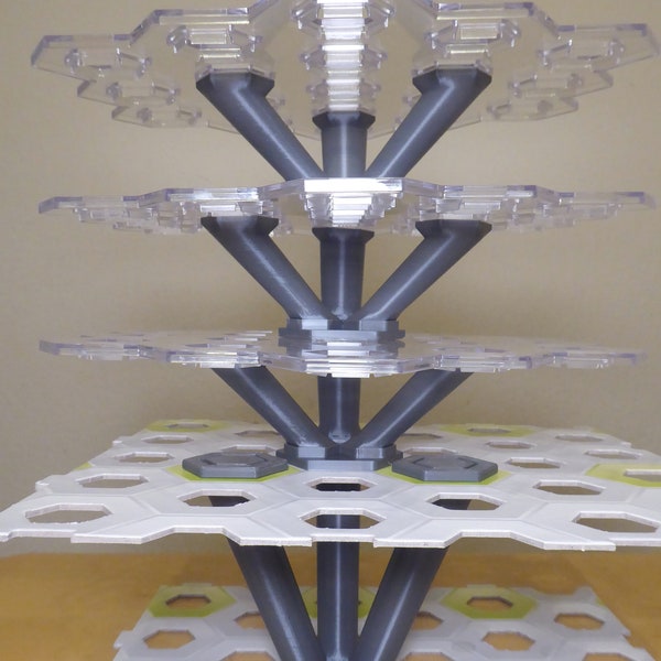 Gravitrax compatible triple columns (height stones); 3D printing