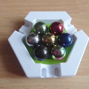 Colorful steel balls for the Gravitrax ball track including gold image 1