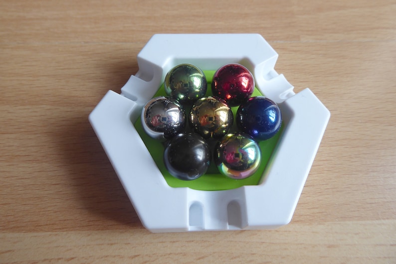 Colorful steel balls for the Gravitrax ball track including gold image 1