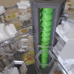 Elevador elétrico compatível com Gravitrax; altura de até 22 cm! Impresso em 3D