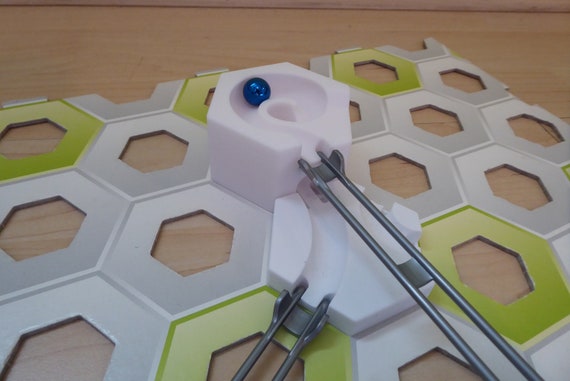 3D Printed Height Stone Attachment For Gravitrax Curve Stones - Extension Pack