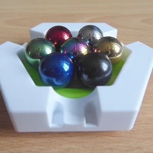 Colorful steel balls for the Gravitrax ball track including gold image 3