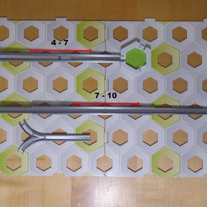 Binari estensibili compatibili con Gravitrax + binario a Y; stampa 3D
