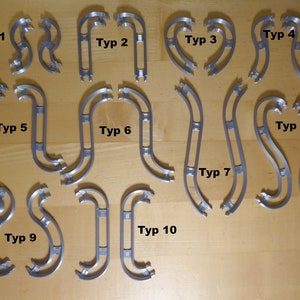 Gravitrax-kompatibla specialskenor (10 olika typer); 3D-utskrift