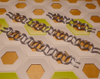 Rieles de slalom compatibles con Gravitrax: juego de 3 rieles; impresos en 3D