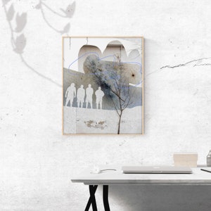 Moderne Collage Poster Druck &quot;&quot;OUTSIGHT&quot;&quot; - Collage Wandkunst - Digital Druckbare Wandkunst - Magazin Collage Illustration.&quot;