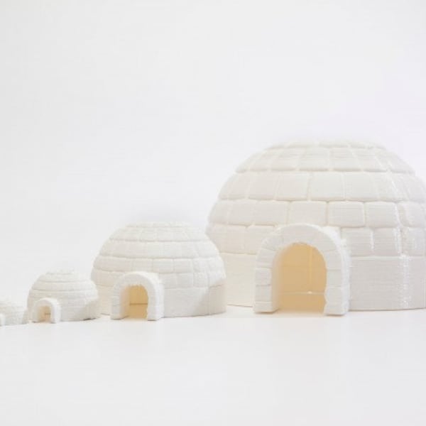 Iglu Modell | Nachbau | 3D gedruckt