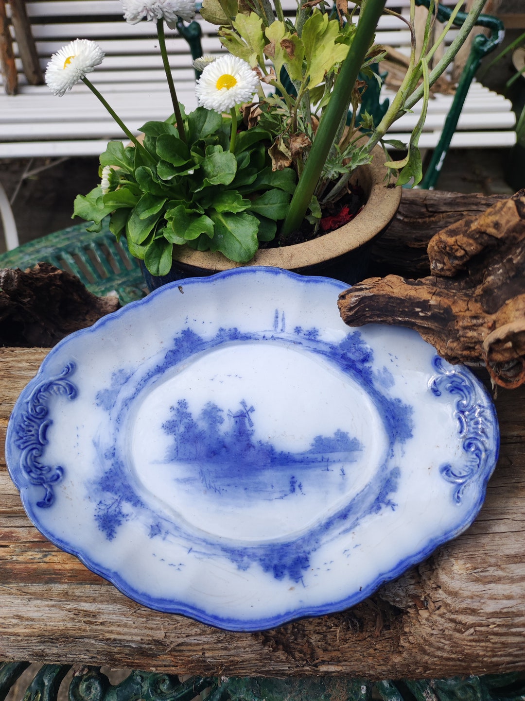 Antique Doulton Flow-ware, Scalloped Edge 'norfolk' - Etsy UK
