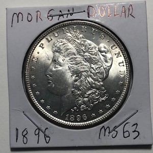Morgan Silver Dollar 1896
