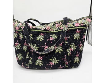 Vintage Vera Bradley New Hope Quilted Large Tote Bag Retired Pattern