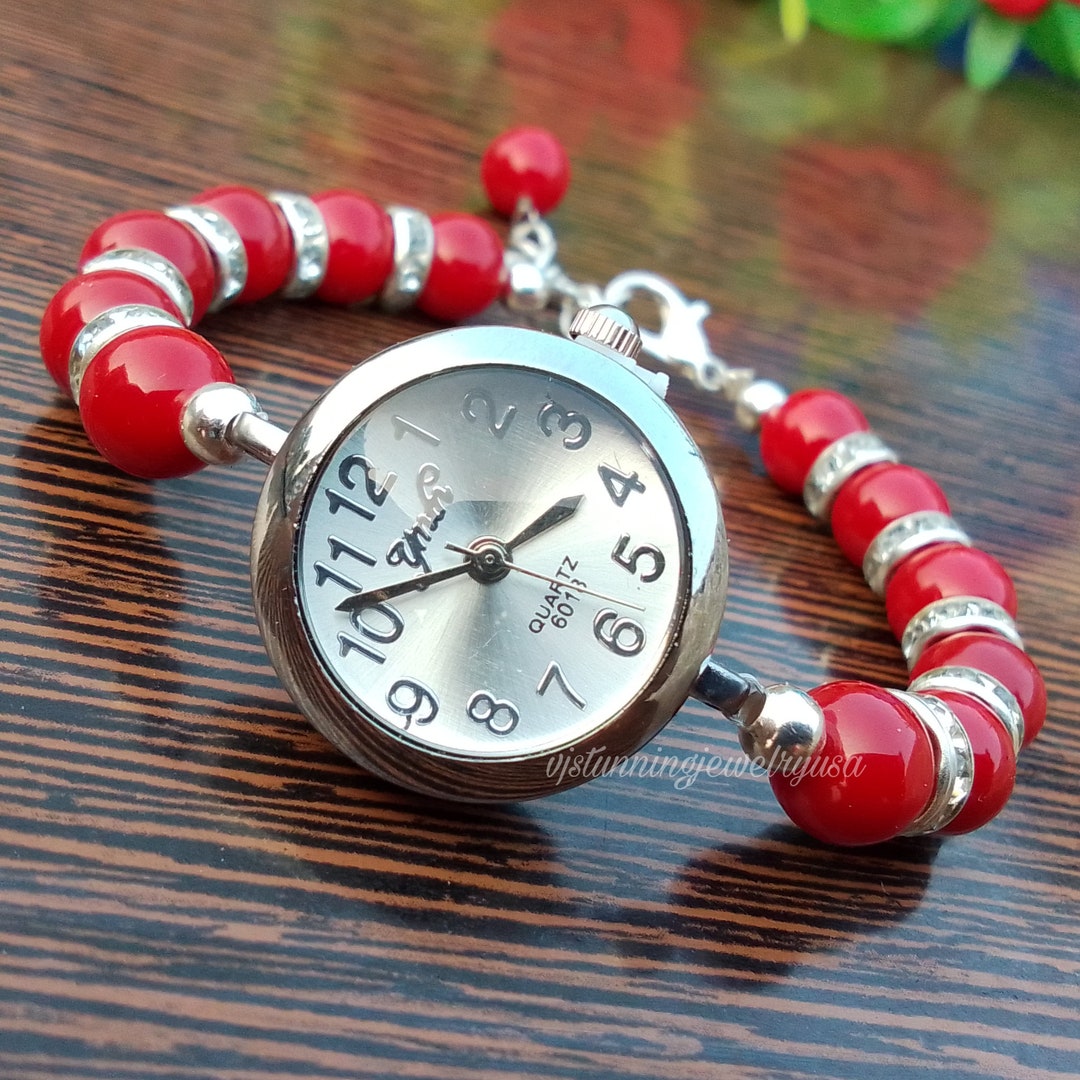 Glimmer Shell Dial Bracelet Watch