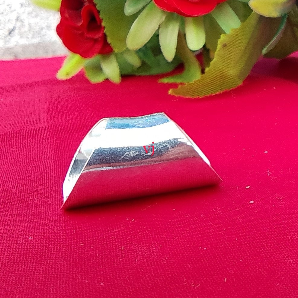 Shiny Sterling Silver Wide Band Ring: Handmade Cuff Jewelry