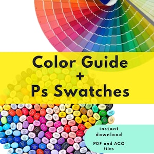 Color Toolkit Bundle – 816 Color Codes PDF Theory Guide, 357 Photoshop Swatches & 4 Brushes | Complete Resource for Creative Color Workflows