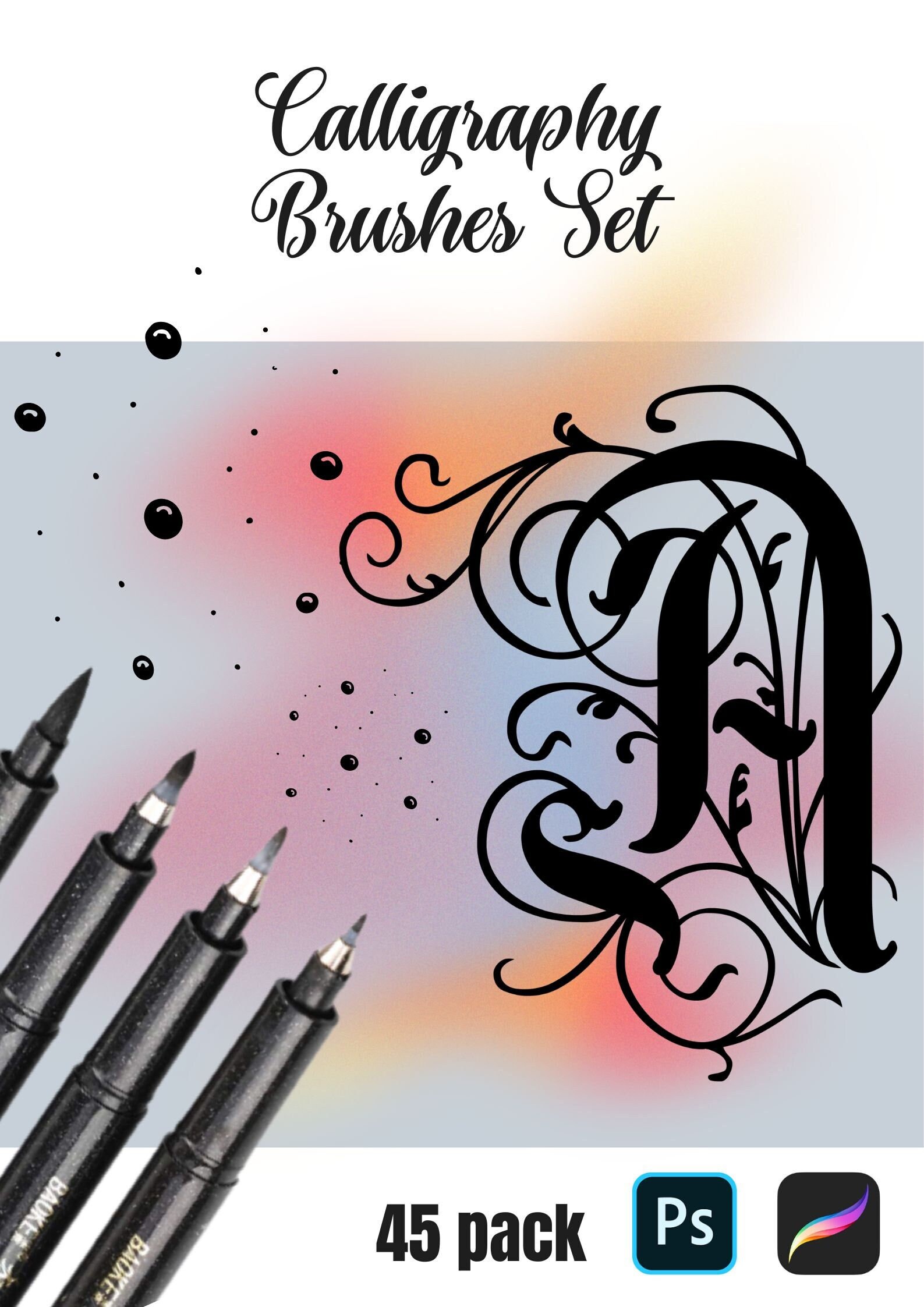 Brushes Set Calligraphy Brushes Calligraphic Brushes