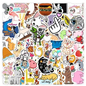 Cartoon Animal Stickers 10 Pack