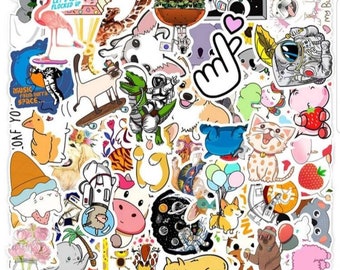 Cartoon Animal Stickers 10 Pack