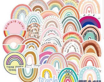 Paquete de pegatinas estéticas Rainbow 10