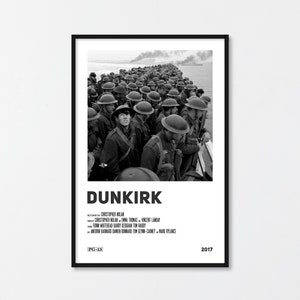 Dunkirk Movie Poster | Minimalist Movie Poster | Christopher Nolan | Harry Styles | Wall Decor | Black and White
