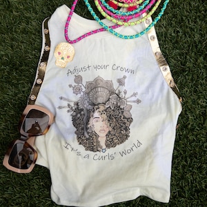 Curly Girl Pride - Side Gold Detail
