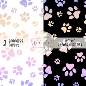 PASTEL PAW PRINTS 2 For 1