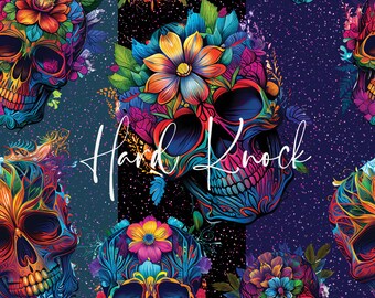 COLORFUL SKULL 3 for 1