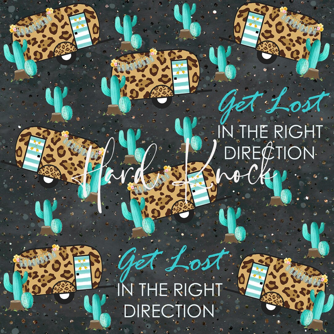 Leopard RV & Cactus Seamless Pattern (digital Download) - Etsy