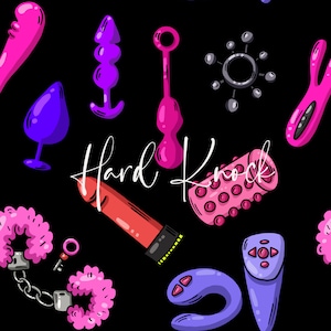 Naadloos patroon voor volwassen speelgoed: png- en tegelbestand (digitale download)