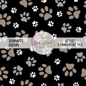 Muddy Paw Prints