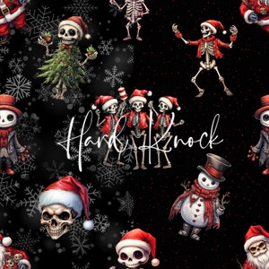 CHRISTMAS SKELETONS 2 FOR 1