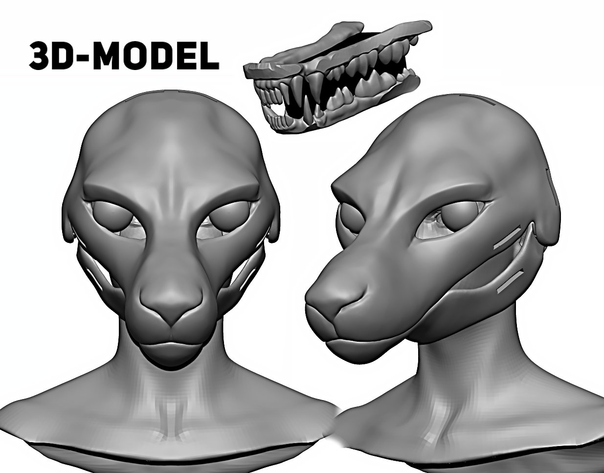 Head nerva 3D model - TurboSquid 1444527