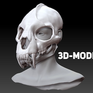 Sabertooth cat 3d model for print