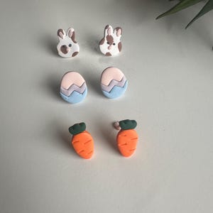 Easter Stud Pack | Polymer Clay Earrings | Easter Earrings Spring