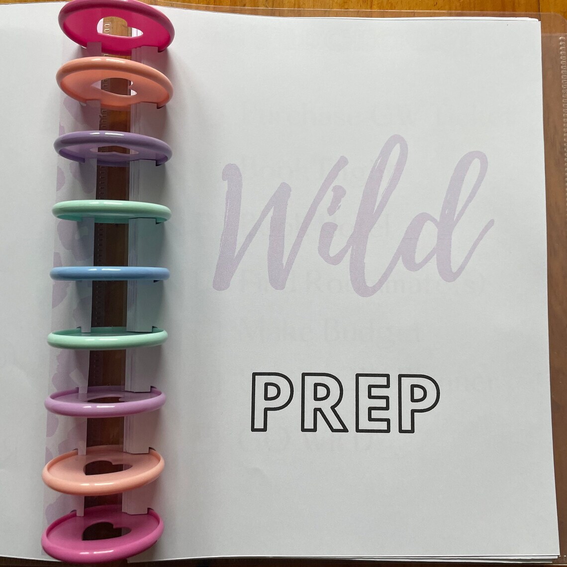 Planner for Go Wild Conference Prep Etsy