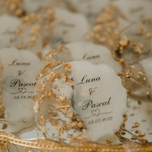 Custom Fridge Magnets | Wedding Favors  | Magnet Set |  | Engagement Gift | Wedding Guest Gifts | Flower Magnet Favor for Guest |Baby Shower