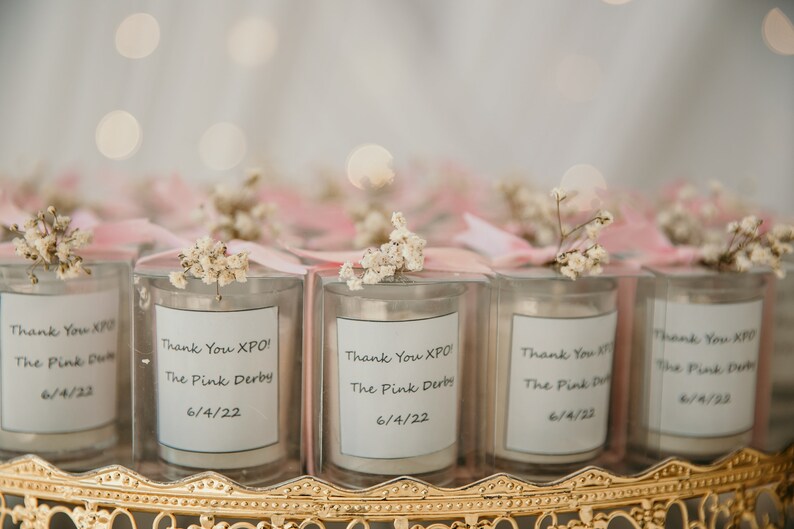 Candle Wedding Favors for Guests Personalized Candle Favor Etsy