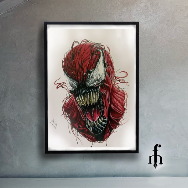 Carnage drawing prints