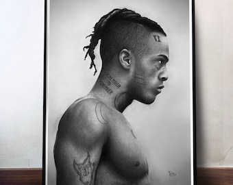 Xxxtentacion Drawing Prints - Etsy