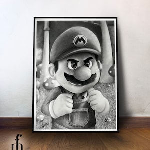 Super Mario Drawing Prints