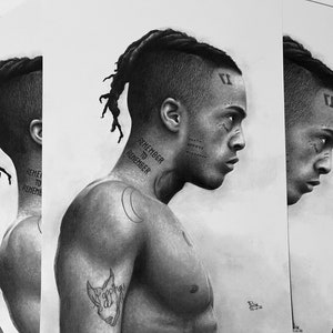 Xxxtentacion Drawing Prints - Etsy