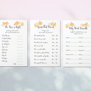 8 Little Cutie Orange-Themed Baby Shower Games & Activities